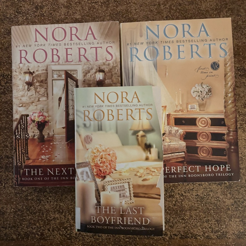 (2 for $30)The Inn Boonsboro Trilogy by Nora Robert's guc novels